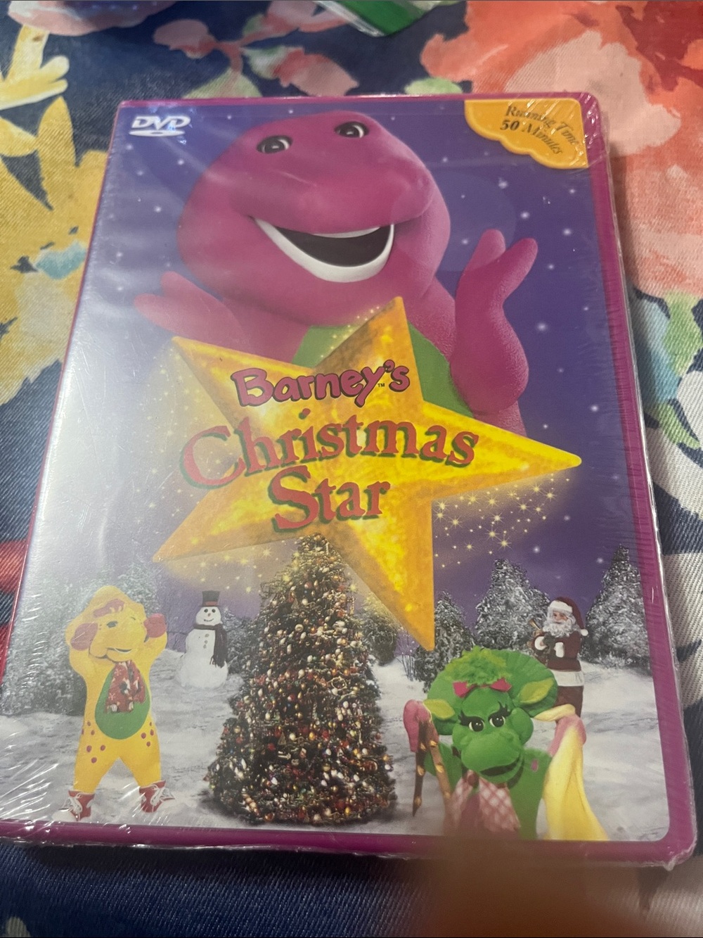NEW!! Barney's Christmas Star DVD 2002 Holiday Special Children's Family vintage